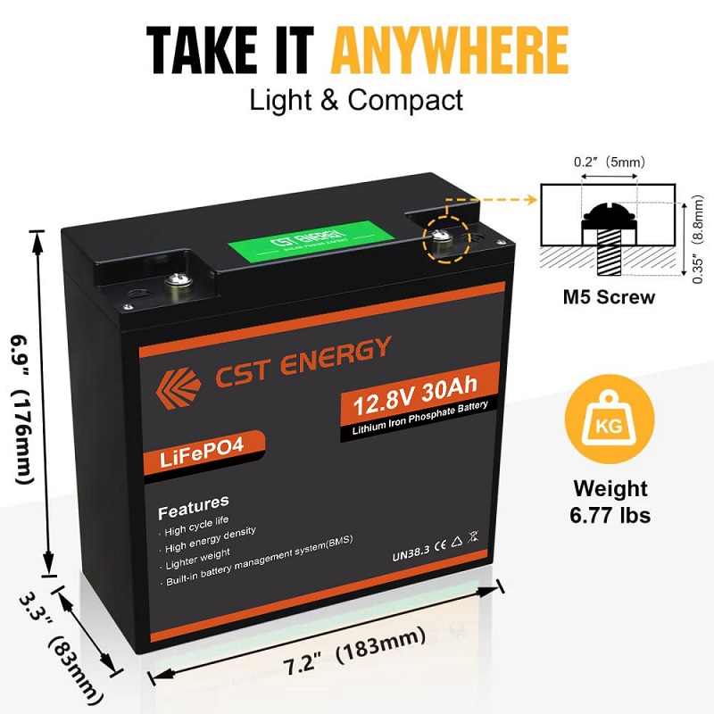 12V30Ah lithium battery_CST